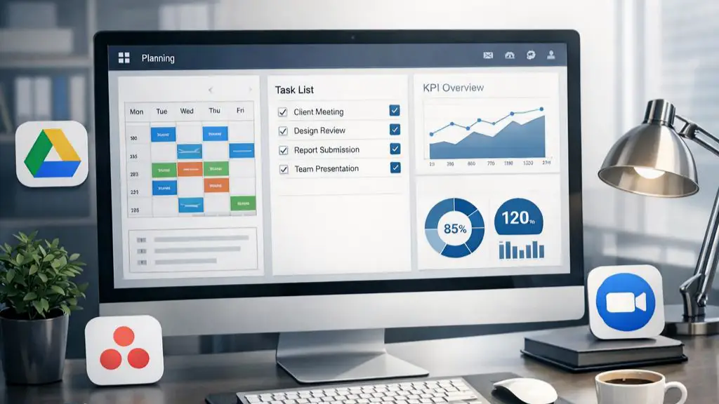 Image généré par IA pour imager une gestion de projet informatique